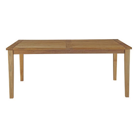 Modway Marina 72" Outdoor Patio Teak Dining Table  