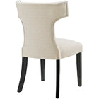 Modway Curve Fabric Dining Side Chair Set of 2