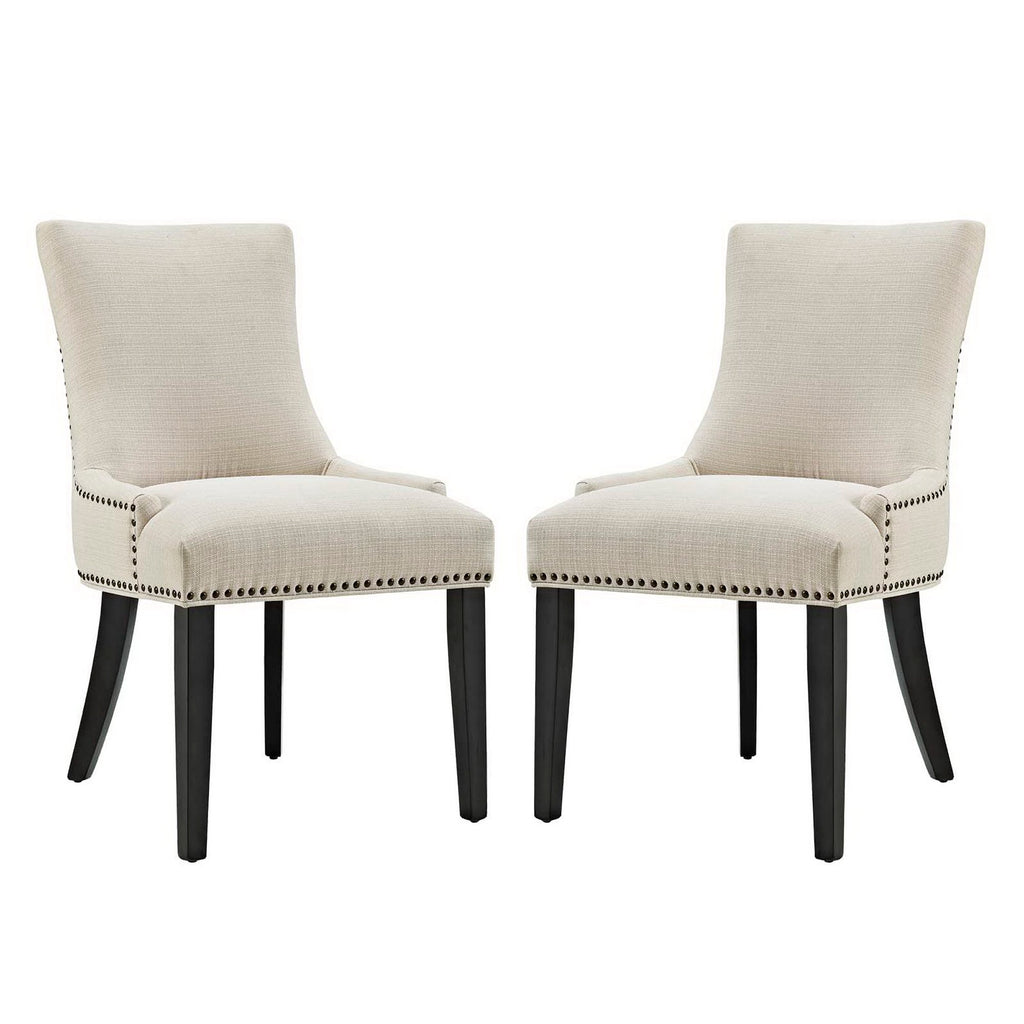 Modway Marquis Fabric Dining Side Chair Set of 2  