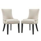 Modway Marquis Fabric Dining Side Chair Set of 2  
