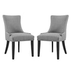 Modway Marquis Fabric Dining Side Chair Set of 2  