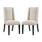 Modway Baron Fabric Dining Chair Set of 2  