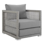 Modway Aura Rattan Outdoor Patio Armchair  