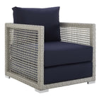 Modway Aura Rattan Outdoor Patio Armchair  
