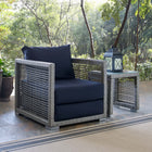 Modway Aura Rattan Outdoor Patio Armchair