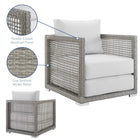 Modway Aura Rattan Outdoor Patio Armchair