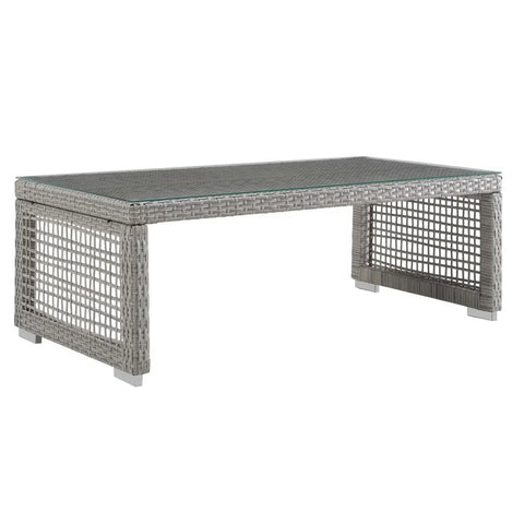 Modway Aura Rattan Outdoor Patio Coffee Table  