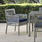 Modway Aura Outdoor Patio Wicker Rattan Dining Armchair