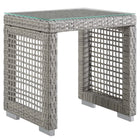 Modway Aura Outdoor Patio Wicker Rattan Side Table  