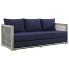 Modway Aura Outdoor Patio Wicker Rattan Sofa  