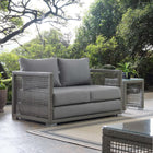 Modway Aura Outdoor Patio Wicker Rattan Loveseat