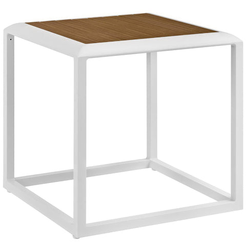 Modway Stance Outdoor Patio Aluminum Side Table  