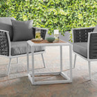 Modway Stance Outdoor Patio Aluminum Side Table