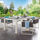 Modway Stance 90.5" Outdoor Patio Aluminum Dining Table