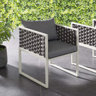 Modway Stance Outdoor Patio Aluminum Dining Armchair