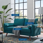 Modway Revive Upholstered Fabric Loveseat