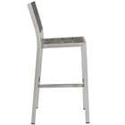 Modway Shore 3 Piece Outdoor Patio Aluminum Pub Set  EEI-3158