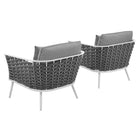 Modway Stance Outdoor Patio Aluminum Armchair Set of 2