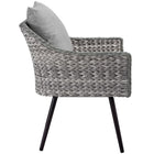 Modway Endeavor Outdoor Patio Wicker Rattan Armchair Set of 2