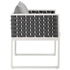 Modway Stance 7 Piece Outdoor Patio Aluminum Dining Set