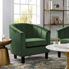 Modway Prospect Channel Tufted Performance Velvet Armchair