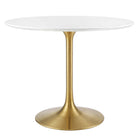 Modway Lippa 36" Round Wood Dining Table  