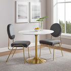 Modway Lippa 36" Round Wood Dining Table