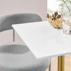 Modway Lippa 24" Square Wood Dining Table