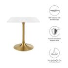Modway Lippa 28" Square Wood Dining Table