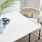 Modway Lippa 28" Square Wood Dining Table