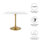 Modway Lippa 36" Square Wood Dining Table