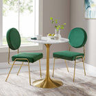 Modway Lippa 28" Round Faux Marble Dining Table