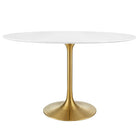 Modway Lippa 48" Oval Wood Dining Table  