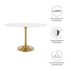 Modway Lippa 48" Oval Wood Dining Table