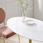 Modway Lippa 48" Oval Wood Dining Table
