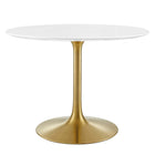 Modway Lippa 40" Round Wood Dining Table  