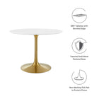 Modway Lippa 40" Round Wood Dining Table