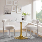 Modway Lippa 40" Round Wood Dining Table