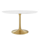 Modway Lippa 48" Round Wood Dining Table  