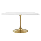 Modway Lippa 48" Square Wood Dining Table  