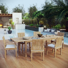 Modway Marina 7 Piece Outdoor Patio Teak Dining Set EEI-3279