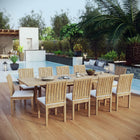 Modway Marina 11 Piece Outdoor Patio Teak Dining Set EEI-3282