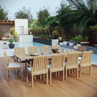Modway Marina 11 Piece Outdoor Patio Teak Dining Set EEI-3283
