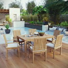 Modway Marina 7 Piece Outdoor Patio Teak Dining Set EEI-3292