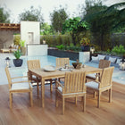 Modway Marina 7 Piece Outdoor Patio Teak Dining Set EEI-3295