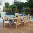 Modway Marina 9 Piece Outdoor Patio Teak Dining Set EEI-3312