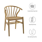 Modway Flourish Spindle Wood Dining Side Chair