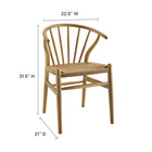 Modway Flourish Spindle Wood Dining Side Chair
