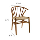 Modway Flourish Spindle Wood Dining Side Chair