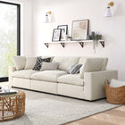 Modway Commix 3 Piece Down Filled Overstuffed Sectional Sofa Set